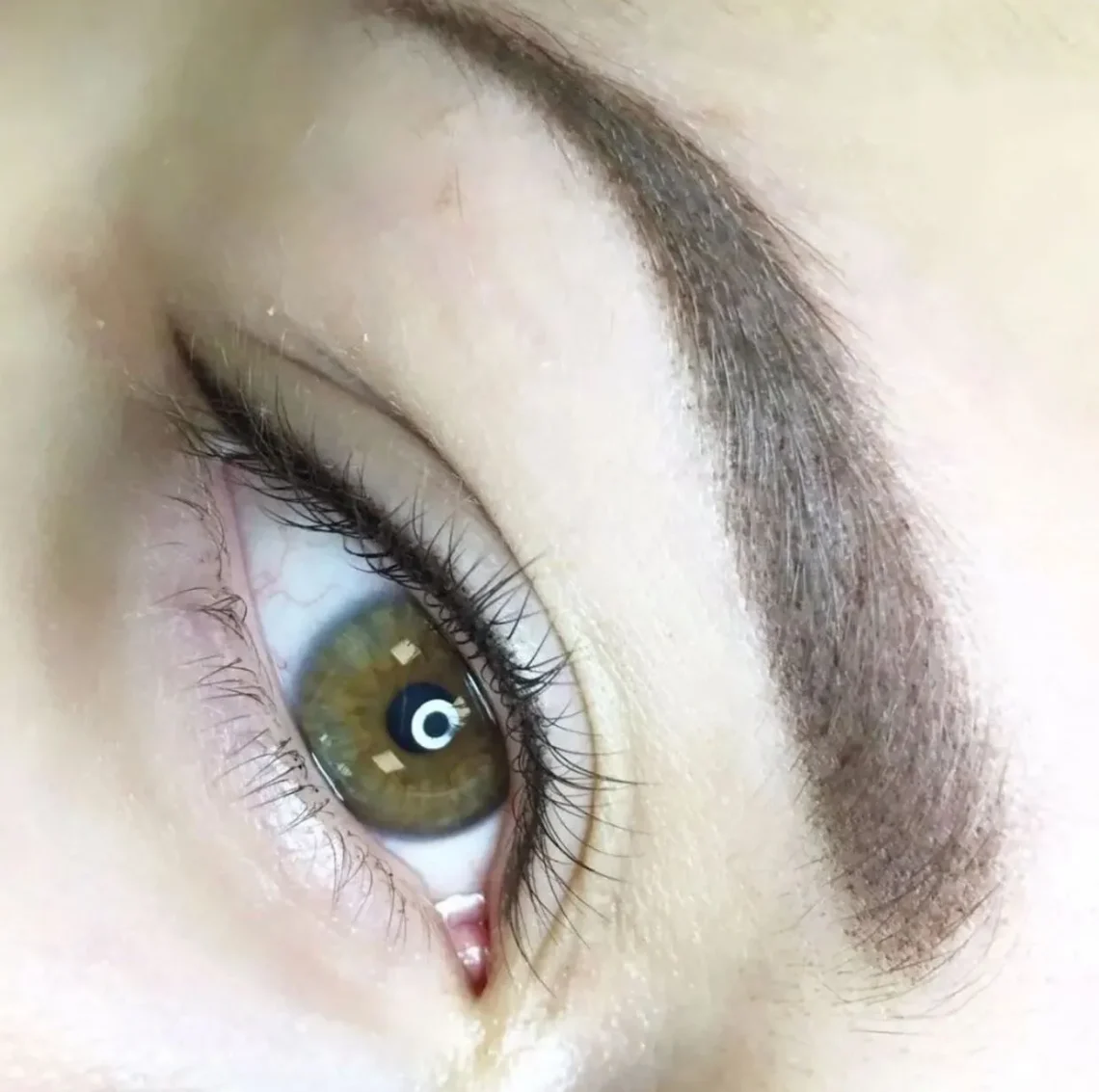 eyeliner tattoo before and after