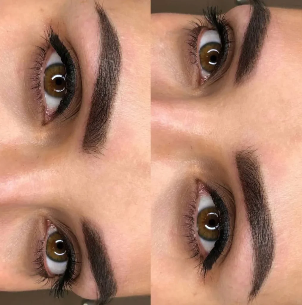 winged eyeliner tattoo