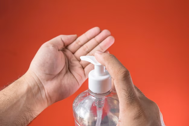 Isopropyl rubbing alcohol used as disinfectant